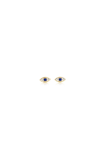The Evil Eye Studs - Gold