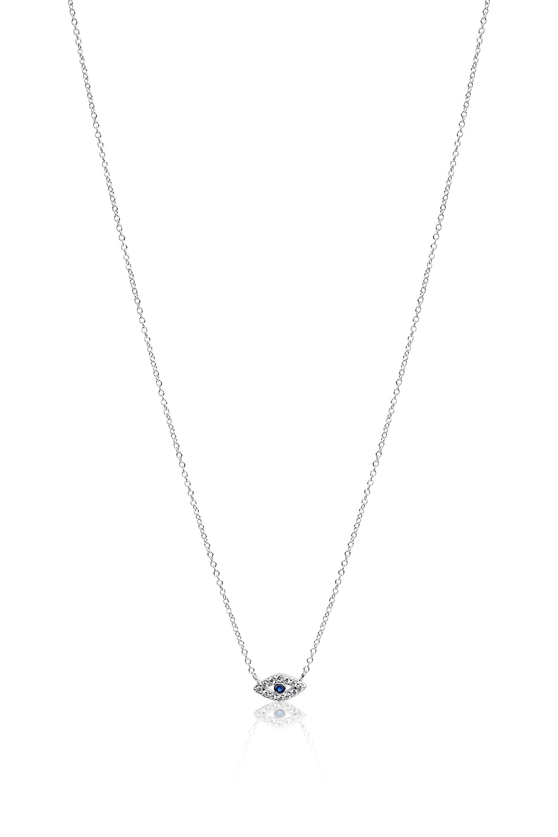The Evil Eye Necklace - Silver