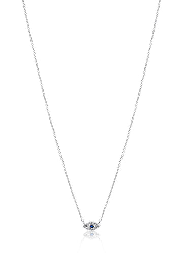 The Evil Eye Necklace - Silver